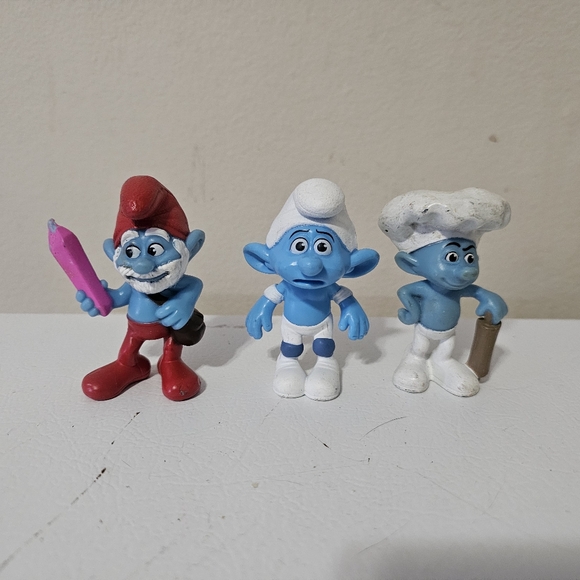 Smurfs Figurine Set Of 15 - Picture 5 of 6